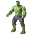 Brinquedos infantis de 17 cm, figuras de anime da Marvel, Homem-Aranha, Hulk, Homem de Ferro