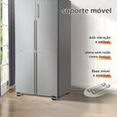 Suporte Base C/ Rodinhas Ajustável Máquina Lavar, Fogão, Geladeira E Móveis 200kg