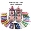 ✨ Cadarços Coloridos com Glitter para Tênis – Estilo e Brilho em Cada Passo 👟