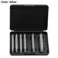 Conjunto de Extrator de Broca HSS para Remover Parafusos Quebrados e danificados