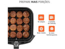 Fritadeira elétrica sem óleo/fritadeira a ar Mondial Family AFN-40-BI preta, 4 litros, com timer - 110V
